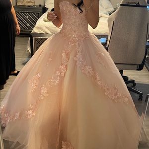 Baby pink prom dress brand new